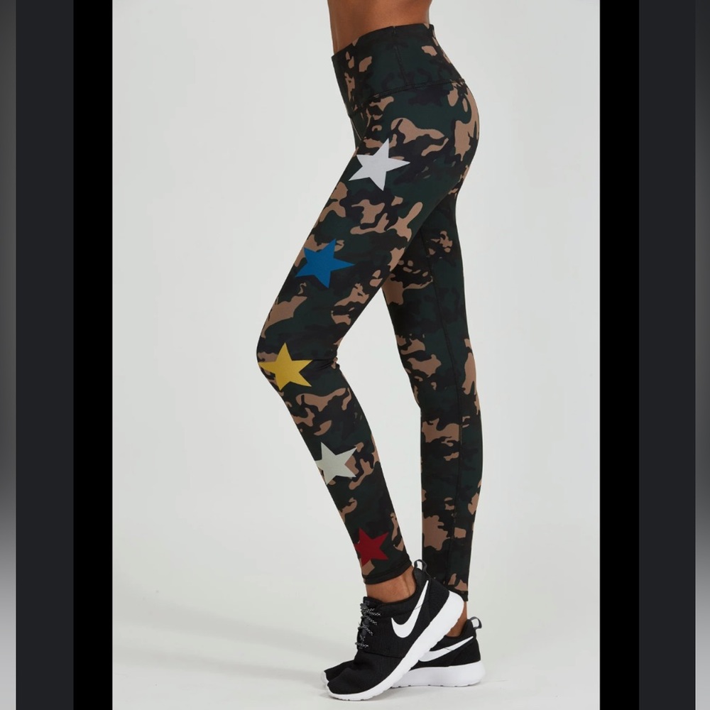 NOLI Yoga Combat Legging in Green Camo XS